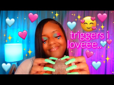 one hour asmr ~💗✨15+ triggers i love..♡😴 {whispers, fast triggers, hand sounds..etc 💤}