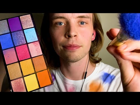 ASMR Doing YOUR Makeup 💄(personal attention, whispering, face brushing, ear to ear)