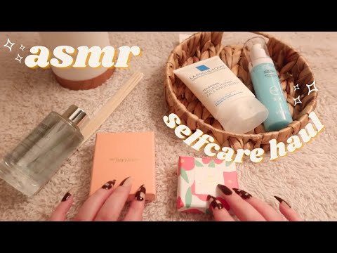 ASMR Self-Care Haul✨Hey Happiness💍 Office Accessories👩‍💻 Skincare🧴(soft-spoken)
