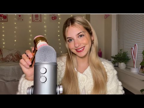 ASMR 5 Tingliest Tapping and Textured Scratching Triggers 🎀 Whispering