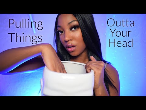 ASMR Pulling Items From Your Skull! 😱 So Relaxing And Super Tingly