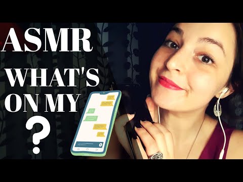 ASMR Türkçe | What's On My Phone? | Telefonumda Neler Var? 📱❔