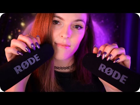 ASMR New Microphone Test 🎙️ Fluffy Brain Massage, Tapping, Scratching, Whispering, & More 💜