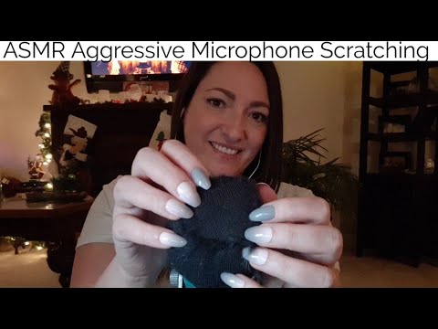 ASMR Aggressive Microphone Scratching(Cover Inside Out)No Talking After Intro