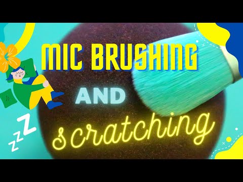 ASMR | Tingly Mic Brushing and Scratching for Relaxation - No Talking
