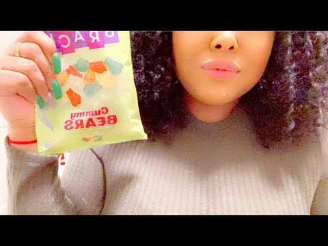 ASMR Gummy Bears Candy 🍭 Eating Sounds * Mouth Sounds 👅🍡