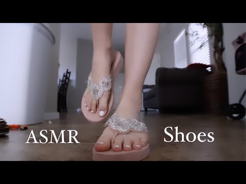 ASMR walking in shoes! + tapping🩰
