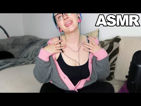 ASMR Collarbone Tapping & Random Mouth Sounds 😴👄