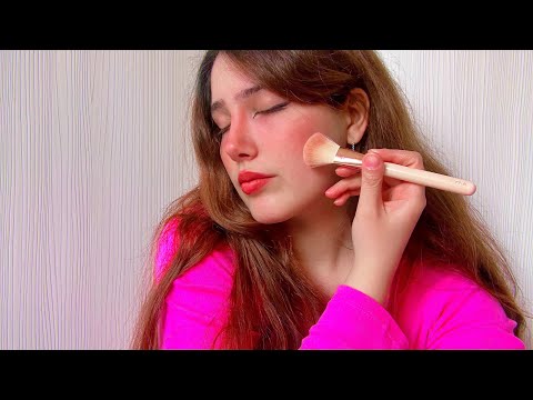 💞3 minutes💞 asmr doing your makeup face attention