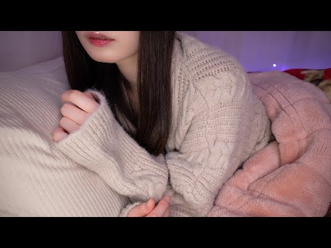 Visual ASMR | Just Seeing Your Sleeping Face (inaudible whisper, breathing & ear blowing)