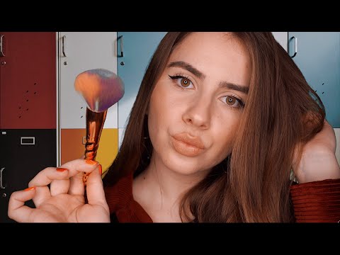 ASMR Popular Mean Girl Does Your Makeup Roleplay (very b*tchy)