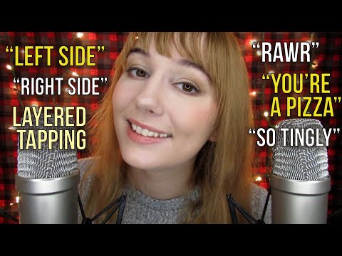 ASMR "Left Side, Right Side" "So Tingly" "Rawr" + Layered Tapping & Breathy Whispers