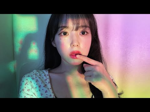 ASMR 스핏 페인팅👅 낼루미, 입소리와 시각적 팅글ㅣSpit Painting you, Mouth Sounds