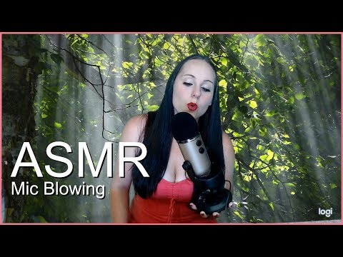 ASMR Ear to ear Softly blowing my mic, for sleep and relaxation