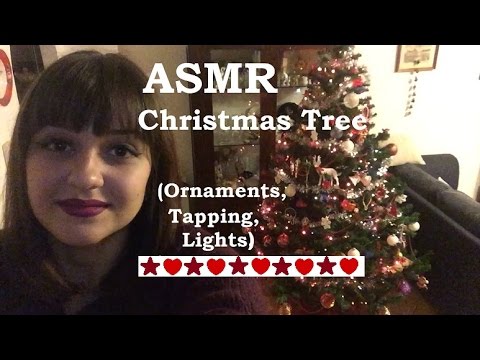 ASMR Relaxing Christmas Tree - Tapping on Ornaments
