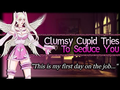Clumsy female Cupid Angel Tries To Seduce You[Flustered] | Valentines Day ASMR Roleplay /F4A/