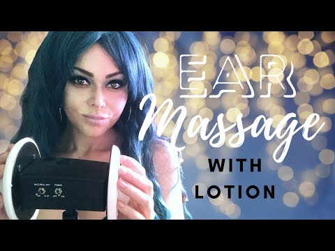 Ear Massage with Lotion | ASMR | Binaural 3DIO Cupping for Tingles, Sleep and Relaxation
