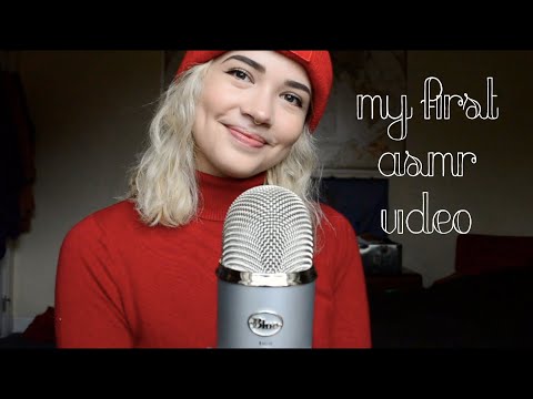 my first asmr video ♡ soft spoken | brushing & personal affirmations