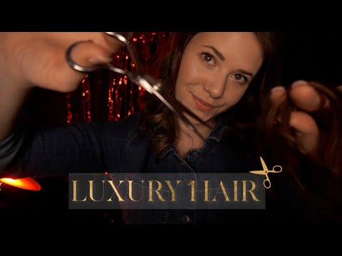 ASMR LUXURY HAIR SALON ✂️ Dein Entspannter Haarschnitt | Whisper Roleplay in German/Deutsch