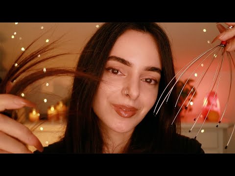ASMR Can I Play with Your Hair? ✨ scalp massage, finger-combing, parting & brushing your hair
