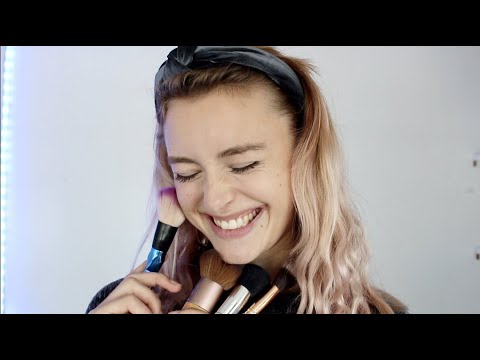 (ASMR) Softly Brushing you to Sleep! 🧞‍♀️🦋(with different makeup brushes)