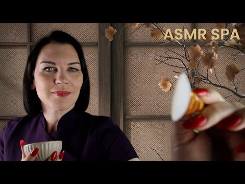 ASMR Spa Experience (Gentle, Relaxing Facial, layered sounds)