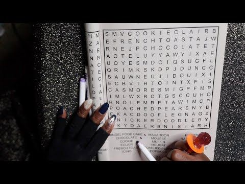 BERRY RING POP DESSERTS WORD SEARCH ASMR EATING SOUNDS