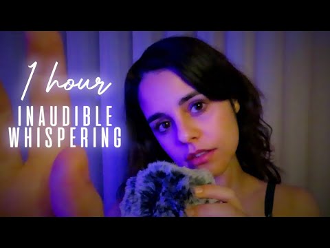 ASMR SLOW Inaudible Whispering for DEEP SLEEP 💤 Mouth sounds & Hand movements