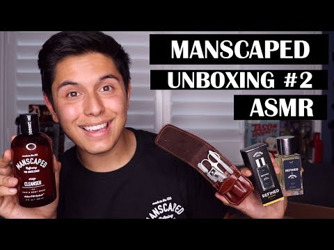 [ASMR] Manscaped Refined Cologne & MORE Unboxing Review!