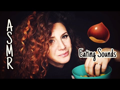 ASMR ita • 🌰 EATING SOUNDS spuntino autunnale con le CASTAGNE🌰😋 INTENSE WHISPERING 😴🥱