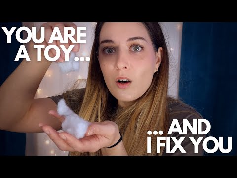 ASMR | You are a toy and I fix you (Roleplay | Close examination | Sewing | Painting | Cutting)