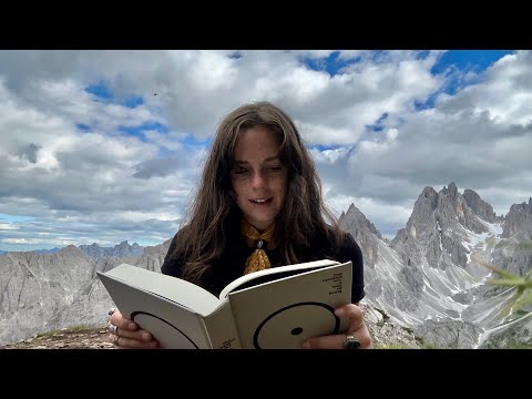 ASMR Reading a Book in the Italian Alps 🏔️