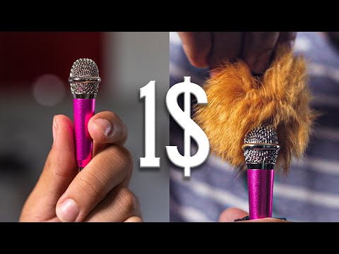 ASMR WITH A $1 MICROPHONE (CHEAPEST MIC FOR ASMR)