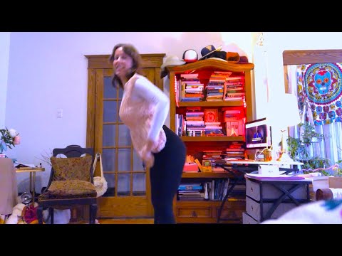 ASMR no-bra try-on skirts playful relaxing