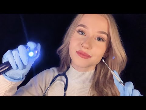 ASMR | Relaxing Ear Cleaning & Hearing Test