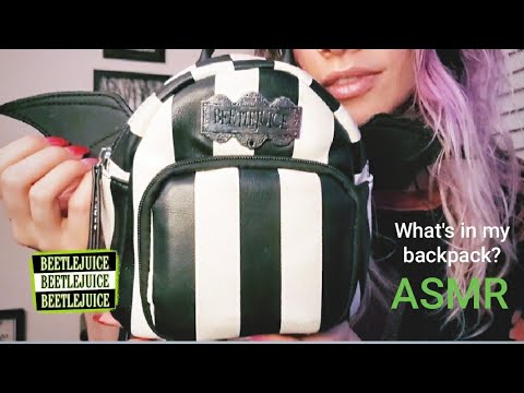 *asmr* Whats in my Bag? (Whispering, tapping, crinkles, tingles)