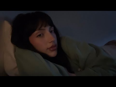 Take a nap with me ♡ lofi asmr (tapping, kissing, mouth sounds, visuals)