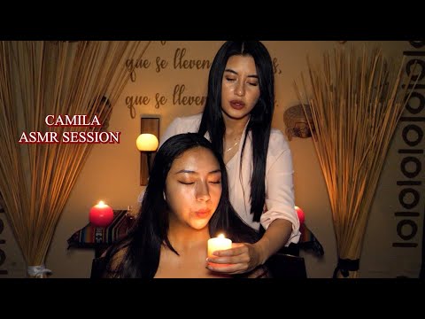 Camila ASMR Session to Relax your Mind and Raise your Spiritual Vibration