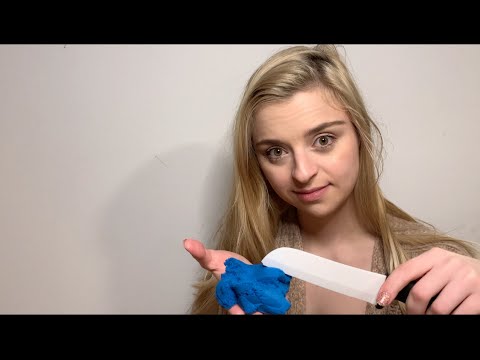 ASMR~ Kinetic Sand Cutting