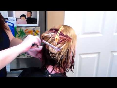 ASMR Real Hairstylist Colour and Cut Sounds Lady Green Eyes