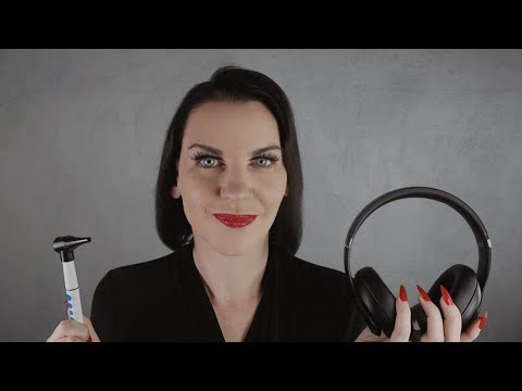 ASMR Hearing Test (English or French, left or right, headphones, tuning fork)