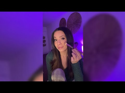 ASMR - Get Ready With Me (but we’re on FaceTime) *vertical video*