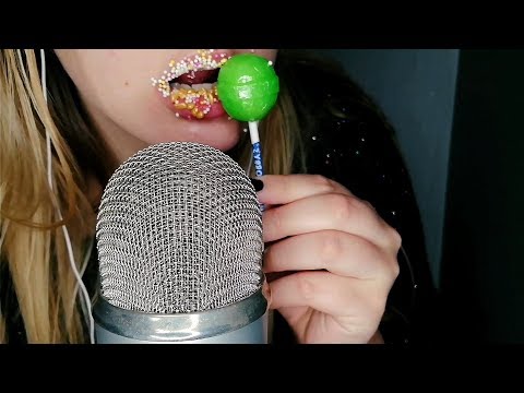 ASMR Lollipops | Sucking/Licking/Crunchy Sounds| No Talking