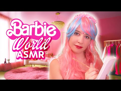 ASMR Roleplay 🎀 Tu es Barbie, je suis ton assistante personnelle 💕 (mesure, coiffage, makeup)