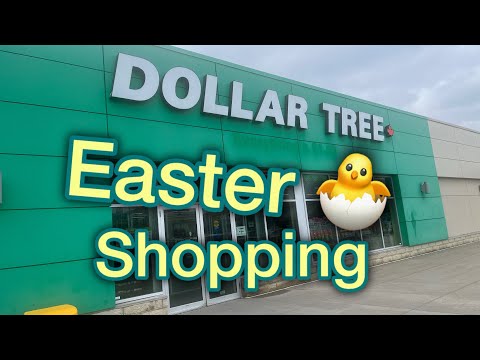 ASMR At The Dollar Tree Easter Shopping |Crinkle Sounds , Shopping Sounds, Some Whispering