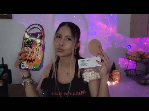 ASMR book & nail tapping, popping candy 🍬 & tingly triggers