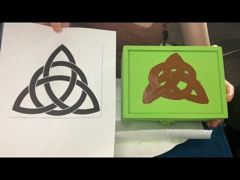 Painting a Wooden Box ASMR (3)