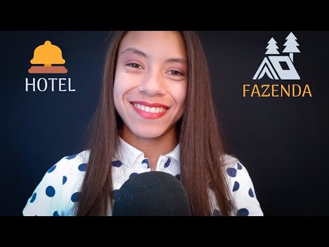 (ASMR PORTUGUÊS)Check in HOTEL FAZENDA| Soft Spoken and Whispers