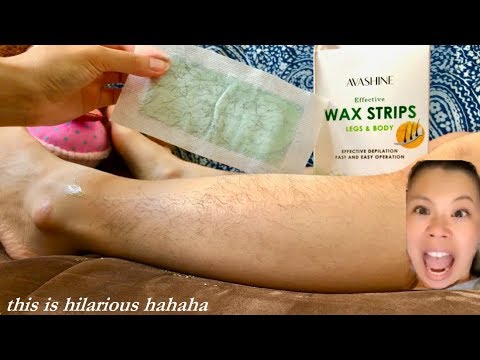 ASMR *Shortened Version* WAX ON, WAX OFF!! Hairy Leg Waxing + Funny Reactions lmao!!! 🤣