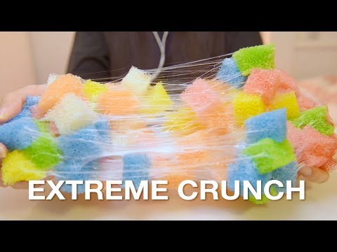 ASMR Rainbow Honeycomb Slime | Extreme Crunchy and Popping Sounds (No Talking)